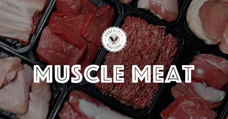 Muscle Meat, What to Feed as Raw Muscle Meat, Raw Diet Ingredients