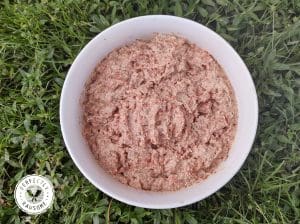 photo of beef fat bomb supplemental recipe for dogs