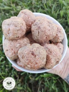 beef fat bomb balls for dogs and cats